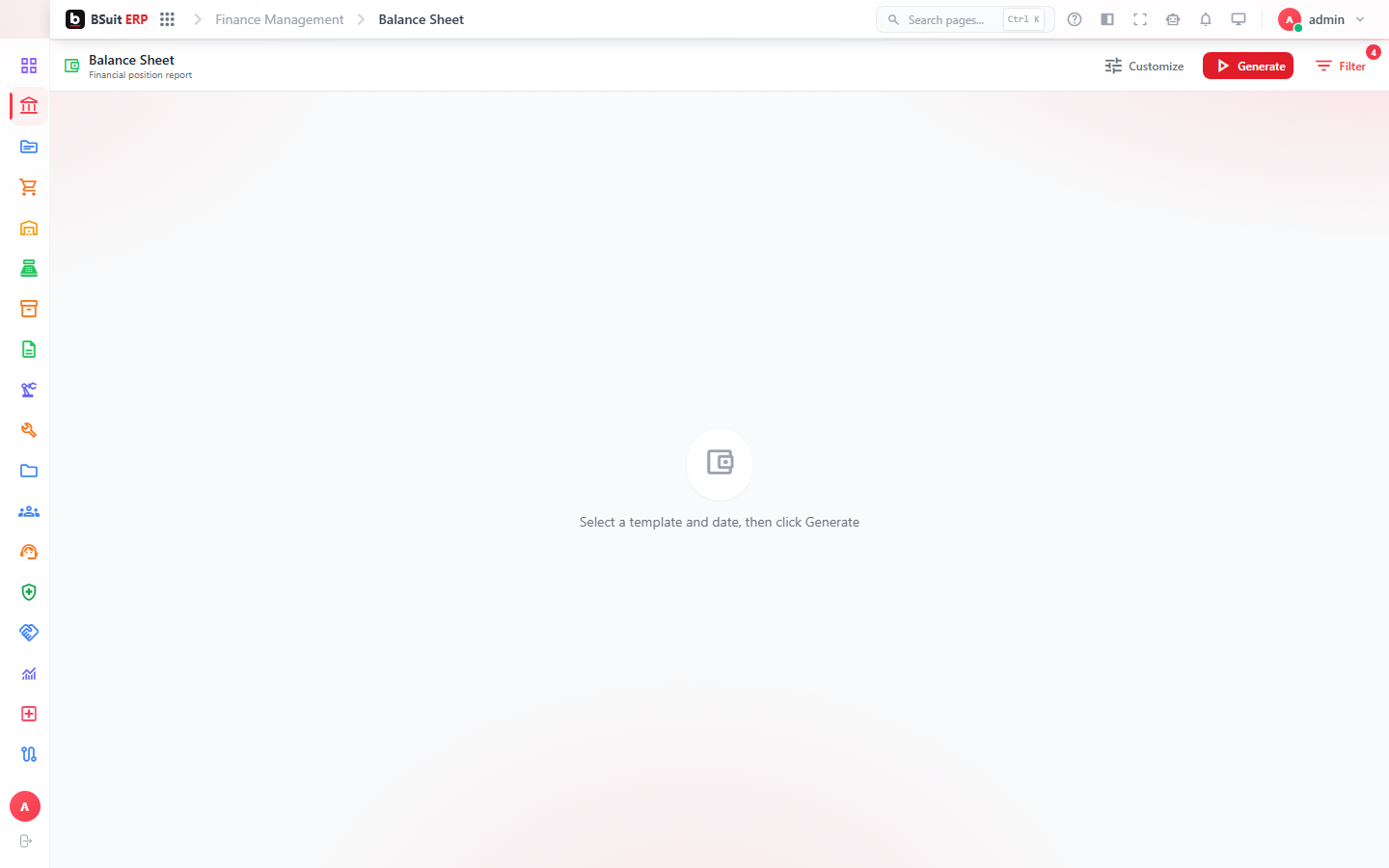 Screenshot of the Getting started with Finance & Accounting page