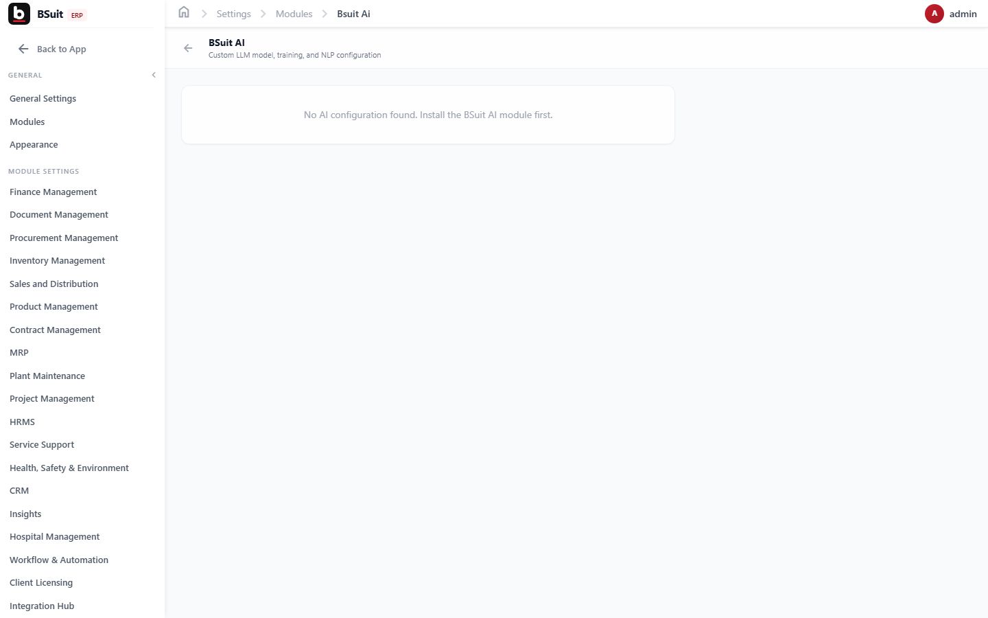 Screenshot of the BSuit AI page