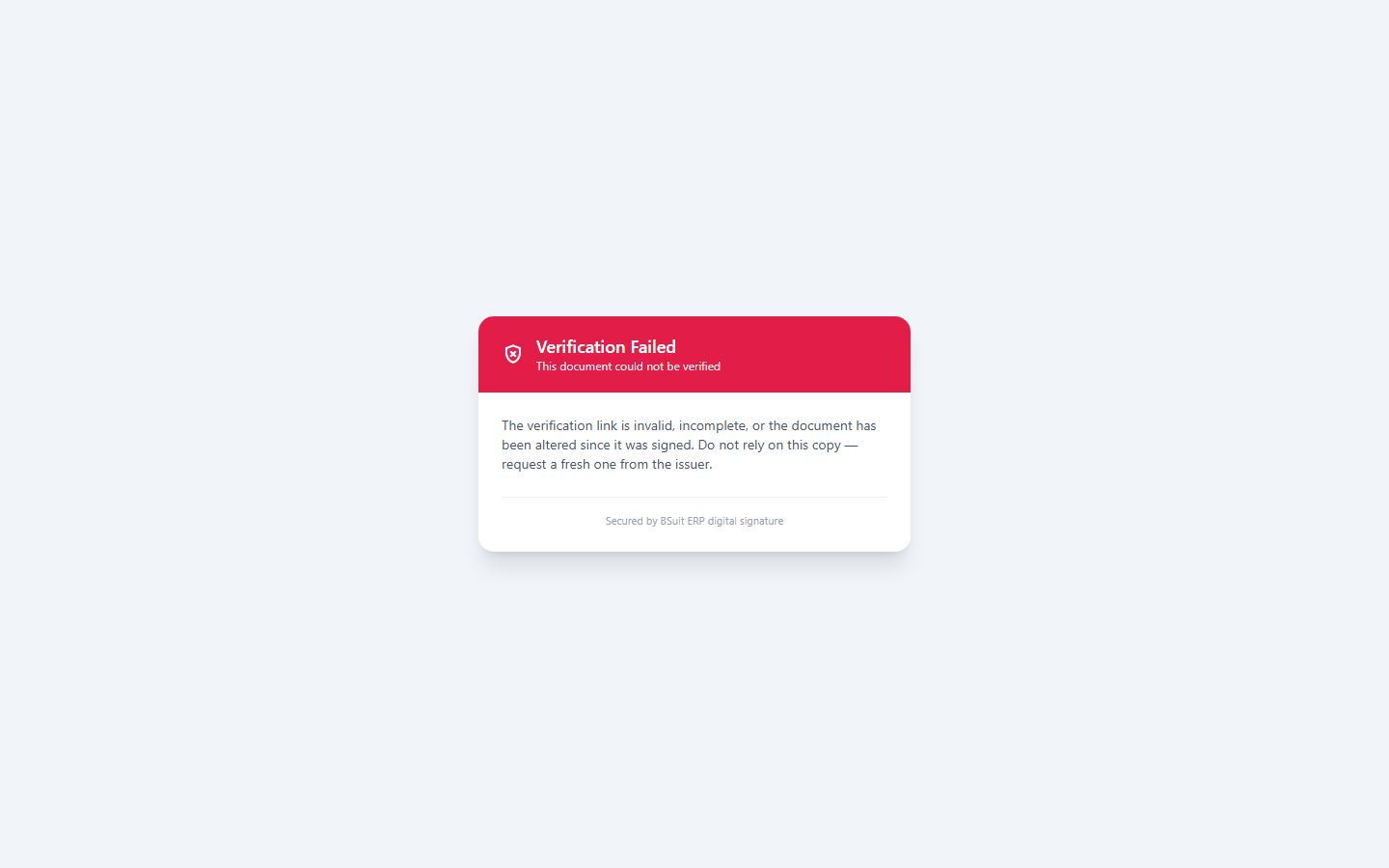 Screenshot of the {state === 'loading' ? t('verify_loading') : valid ? t('verify_authentic') : t('verify_failed')} page